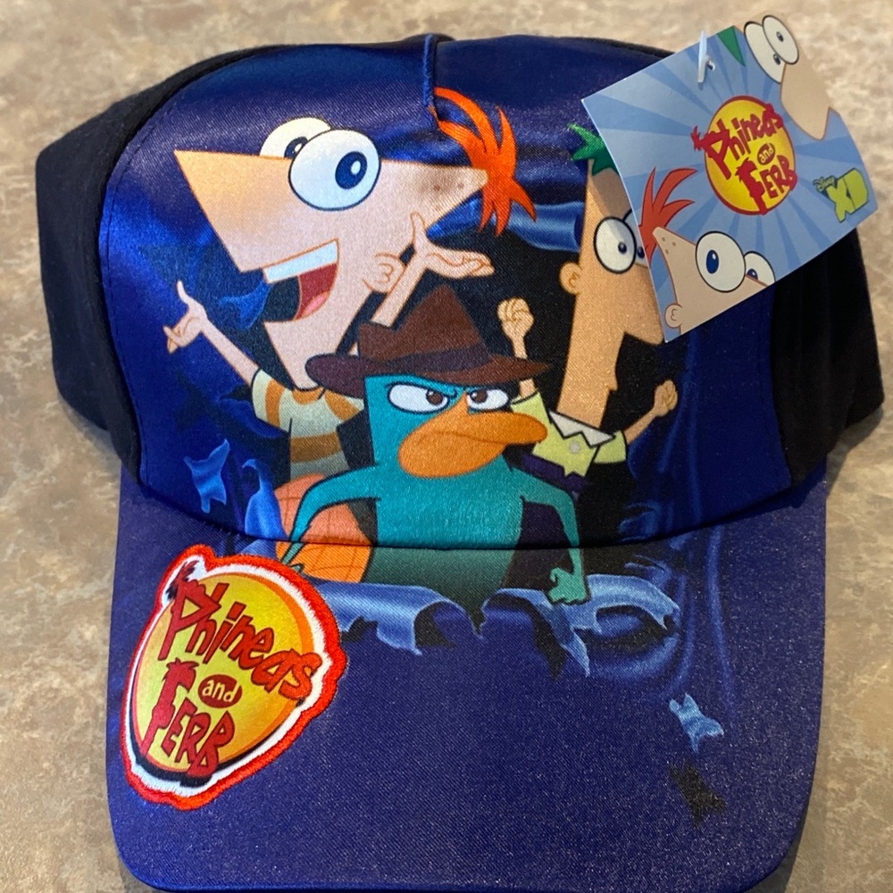 Disney Parks Phineas and Ferb Agent P Baseball Cap OSFM Youth
